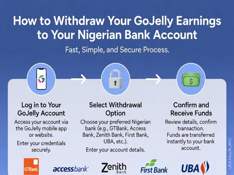 How to Withdraw Your GoJelly Earnings to Any Nigerian Bank (Step-by-Step Guide)