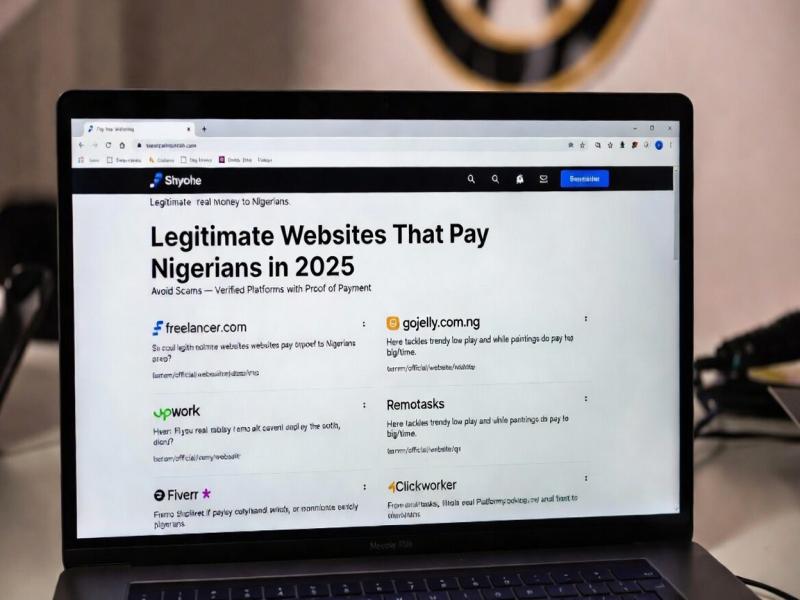 Legit Paying Sites in Nigeria 2025 — Verified List That Actually Pay