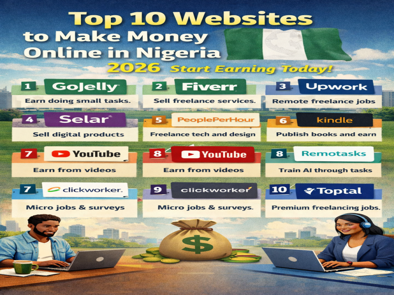 Top 10 Legit Websites to Make Money Online in Nigeria (2026)