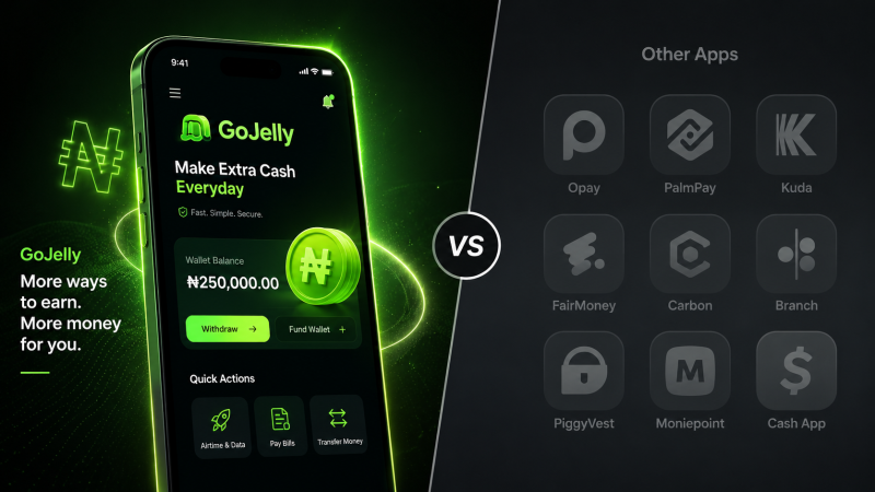 GoJelly vs Other Nigerian Earning Apps — Which One Actually Pays? (2026)