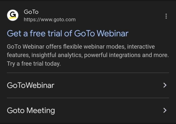 GoTo Webinar