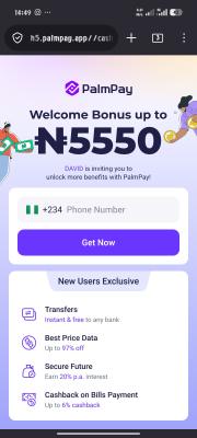 🔥 PalmPay New User Sign-up – Earn ₦100(Simple Task)