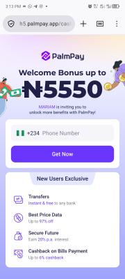 📌Job Title.New PalmPay Users Only: Register + Quick KYC + Get Bonus