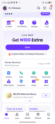Palmpay SIGNUP with Referral code & Buy Airtime