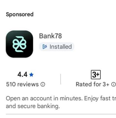 Download bank78 app from playstore and use my referral code ABA203UP to sign up and get reward