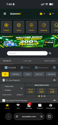 Free 1000 naira registration bonus from eazeebet