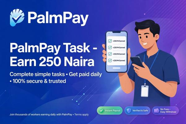 Download PalmPay app and register