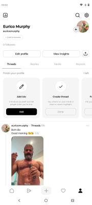 Follow thread account