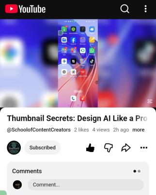 YouTube job