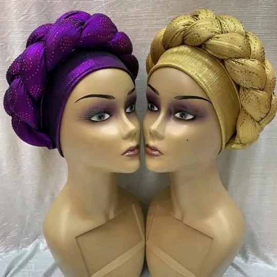 Am selling head tie and plaiting hair